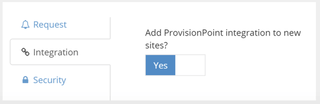 Enable ProvisionPoint Overlay