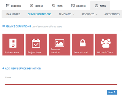 Service Definitions Service Definitions