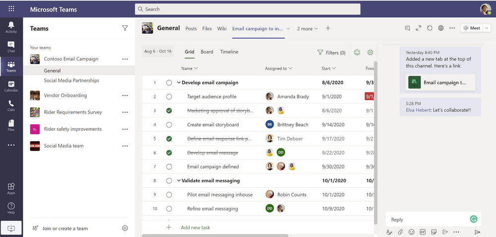 Microsoft Teams for Collaboration