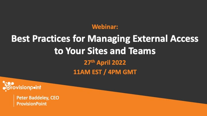 Best Practices for Managing External Access to Your Sites and Teams
